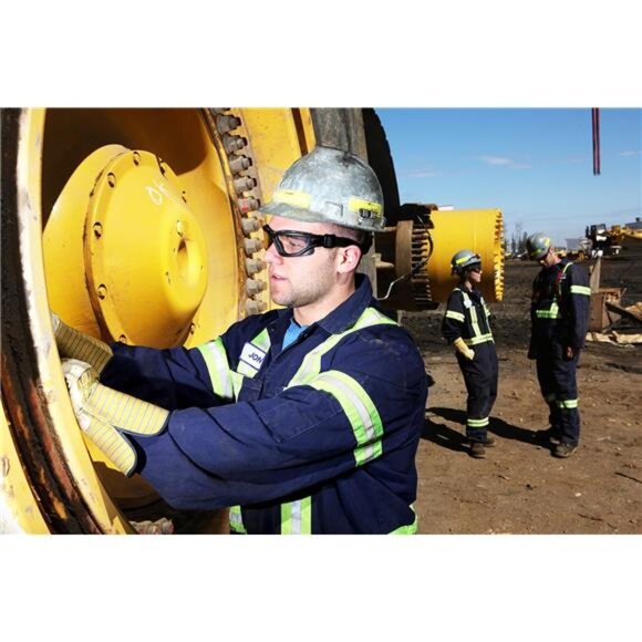 PYRAMEX I-Force Sporty Dual Pane Anti-Fog Goggle, Black Frame/Clear Anti-Fog - Picture 6 of 7